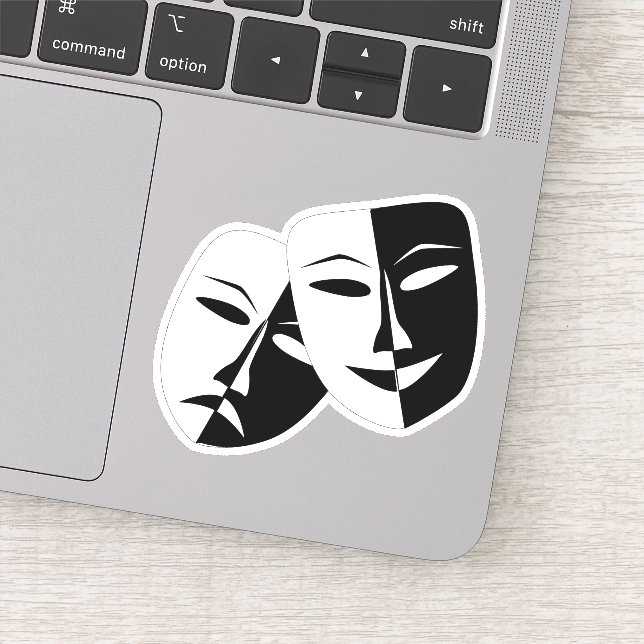 Simple Drama Comedy Masks Acting (Detail)
