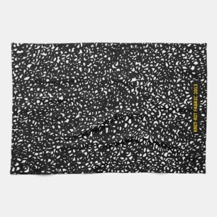 Simple Drawing B/W kitchen towel