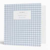 Simple Dusty Blue Gingham Boys Baby Shower Welcome