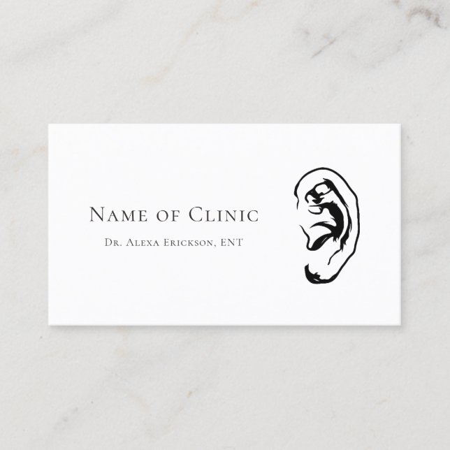 Simple Ear ENT Otolaryngologist Appointment (Front)