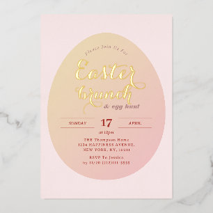 Simple Easter Brunch Egg Hunt Soft Pink