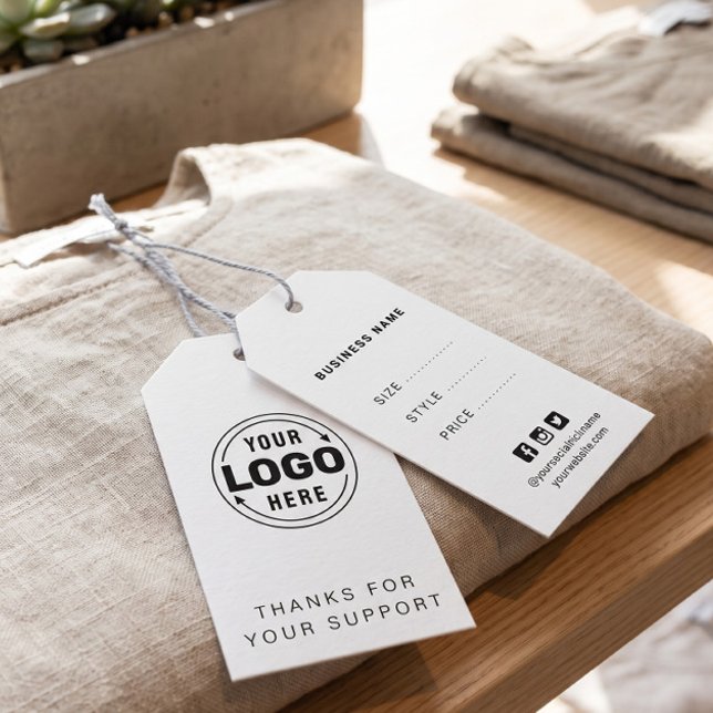 Simple Editable Business Price Hang Tag (Creator Uploaded)