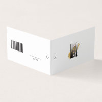 Simple Editable Logo UPC  Clothing Hang Price Tag 