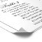 Simple Elegance 4 Table Wedding Seating Chart