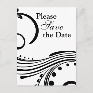 Simple Elegance Announcement Postcard