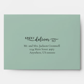 Simple Elegance - Eucalyptus Envelope