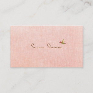 Simple Elegance Pink Business Card