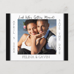 Simple Elegance! Save the Date Postcard