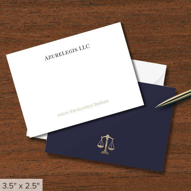 Simple Elegant Attorney Law Firm Card (Creator Uploaded)
