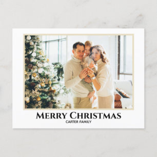 Simple Elegant avec la carte postale de Noël
