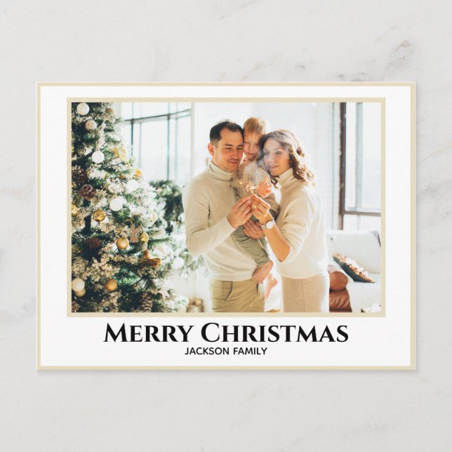 Simple Elegant avec la carte postale de Noël (Devant)