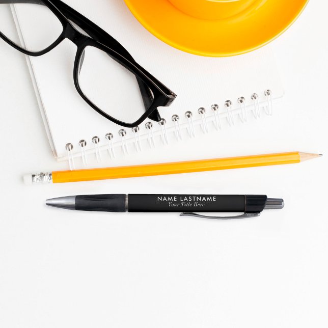 Simple Elegant Basic Modern Black Name Title Pen (Creator Uploaded)