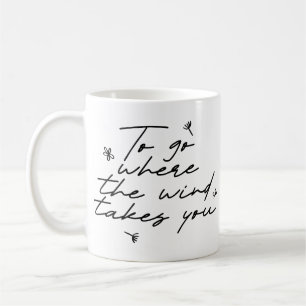 Simple Elegant Beautiful Handwritten Script Clean Coffee Mug
