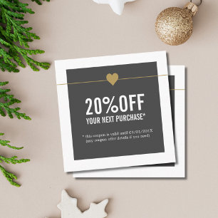 Simple Elegant Beauty Salon Coupon