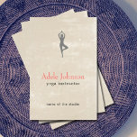 Simple Elegant Beige Scratches Icon YogaInstructor Flyer<br><div class="desc">Elegant customizable flyer template with cool beige scratches background. You can customiza with your text.</div>
