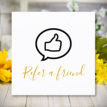 Simple Elegant Black and Faux Gold