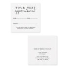 Simple Elegant Black White Beauty Salon