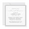 Simple Elegant Black & White Rehearsal Dinner