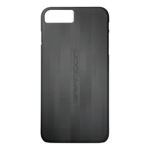 Simple Elegant Black Wood Geometric Pattern Case-Mate iPhone Case