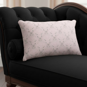 Simple Elegant Blush Pink Glitter Pattern Accent Pillow