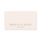 Simple Elegant Blush Pink Professional Minimalist