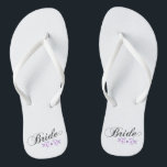 Simple & Elegant Bride Floral | Flip Flops<br><div class="desc">For further customization,  please click the "Customize" button and use our design tool to modify this template. If the options are available,  you may change text and image by simply clicking on "Edit/Remove Text or Image Here" and add your own. Designed by Freepik.</div>