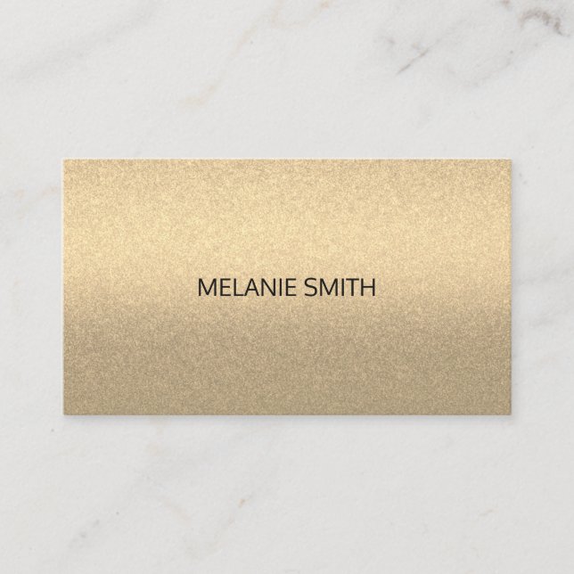 Simple Elegant Business Card (Front)