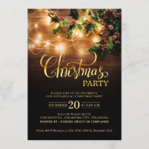 Simple Elegant Business Christmas Holiday Party
