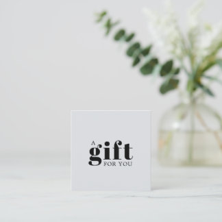  Simple Elegant Business Gift Loyalty Card