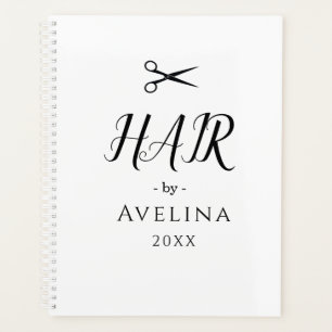 Simple elegant business light beauty salon planner