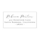 Simple Elegant Calligraphy Minimal Return Address