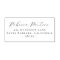 Simple Elegant Calligraphy Minimal Return Address
