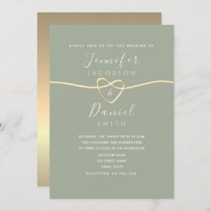 Simple Elegant Calligraphy Script Wedding Invitation