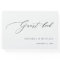 Simple Elegant Calligraphy Wedding
