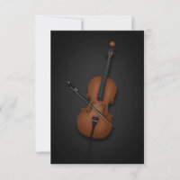 Simple & Elegant Cello with Bow Classical Music