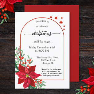 Simple Elegant Christmas Holiday Invitation