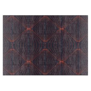 Simple, elegant Christmas inspired graphic pattern Cutting Board
