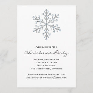 Simple & Elegant Christmas Party Invitation