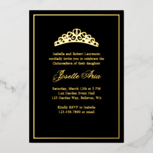 Simple Elegant Classic Quinceanera