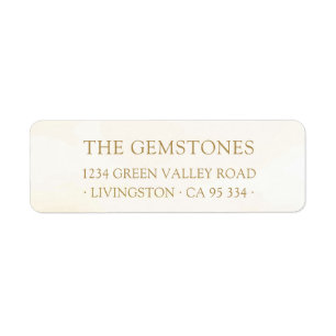 Simple Elegant Classy Return Address