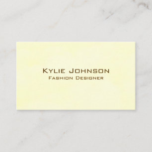 Simple Elegant Cloud Monogram Personalized Business Card