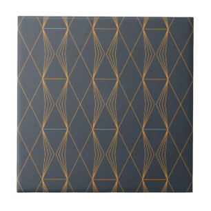 Simple, elegant, cool, trendy line graphic pattern tile