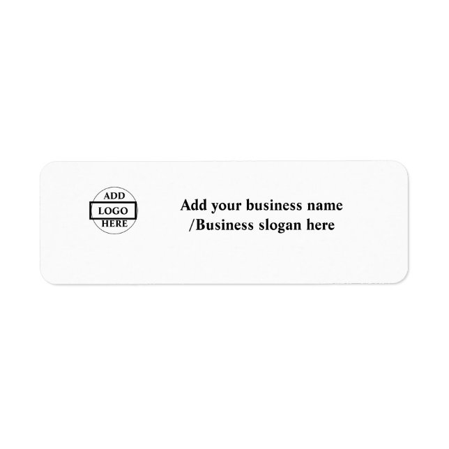 Simple elegant custom logo here company    (Front)
