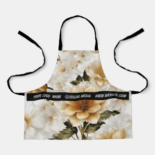 Simple elegant custom logo here company     apron