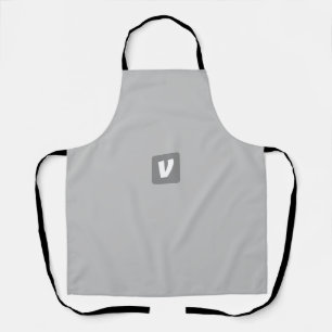 Simple elegant custom logo here company apron