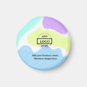Simple elegant custom logo here company    car mag magnet