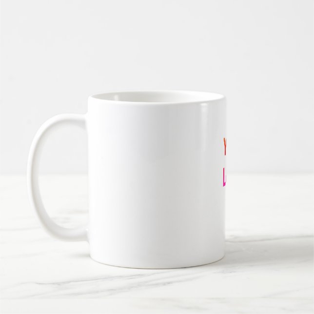 Simple elegant custom logo here company      coffee mug (Left)