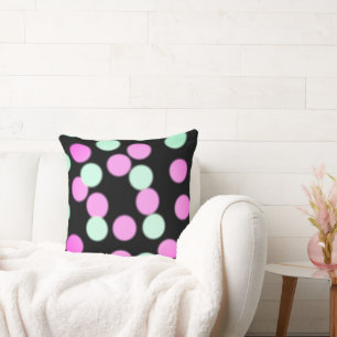 Simple elegant custom logo here company easter gre throw pillow