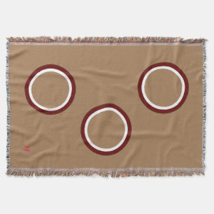 Simple elegant custom logo here company fleec throw blanket