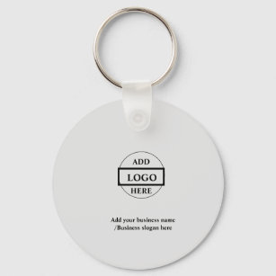 Simple elegant custom logo here company    keychain